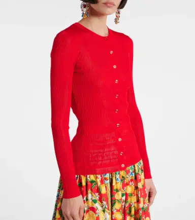 Dolce & Gabbana Ribbed-knit cardigan | Thumbnail 2