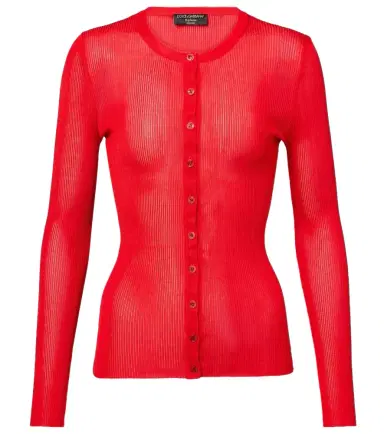 Dolce & Gabbana Ribbed-knit cardigan | Thumbnail 1