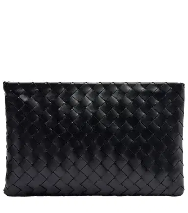 Bottega Veneta Intrecciato Medium leather pouch | Thumbnail 1 Bottega Veneta Intrecciato Medium leather pouch | Thumbnail 1