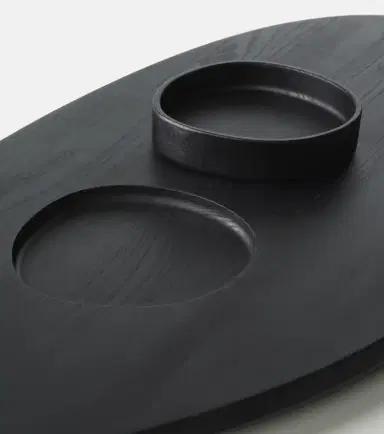Serax Dune wooden platter and bowl by Kelly Wearstler | Thumbnail 3