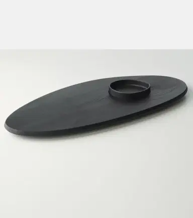Serax Dune wooden platter and bowl by Kelly Wearstler | Thumbnail 4