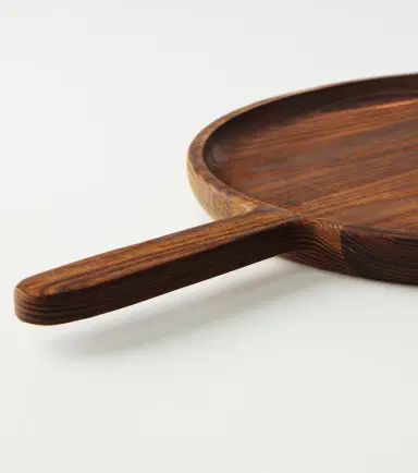 Serax Pure L wooden serving platter by Pascale Naessens | Thumbnail 2