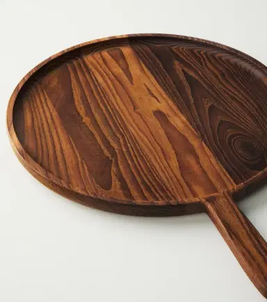 Serax Pure L wooden serving platter by Pascale Naessens | Thumbnail 3