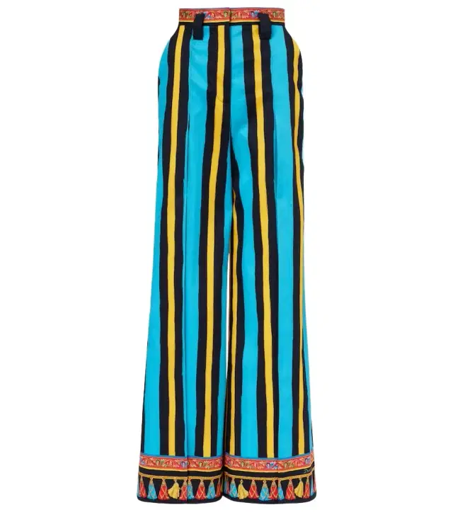 Dolce & Gabbana Striped wide-leg pants