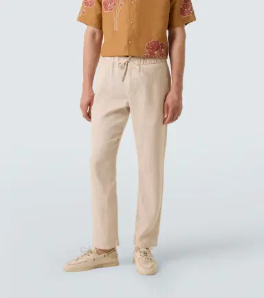 Frescobol Carioca Oscar linen and cotton straight pants | Thumbnail 5 Frescobol Carioca Oscar linen and cotton straight pants | Thumbnail 5