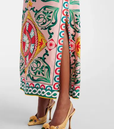 Dolce & Gabbana Printed silk gown | Thumbnail 5