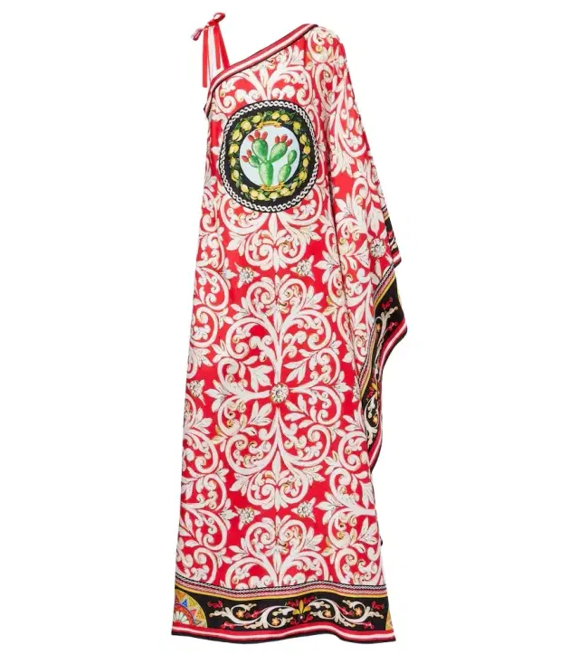 Dolce & Gabbana Taormina printed silk kaftan