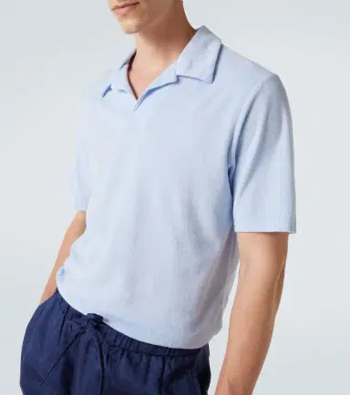 Frescobol Carioca Faustino cotton-blend terry polo shirt | Thumbnail 3 Frescobol Carioca Faustino cotton-blend terry polo shirt | Thumbnail 3