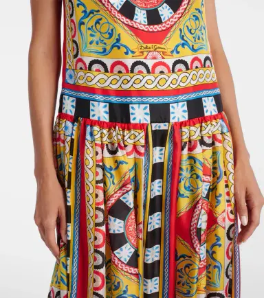 Dolce & Gabbana Taormina printed halterneck silk gown | Thumbnail 6