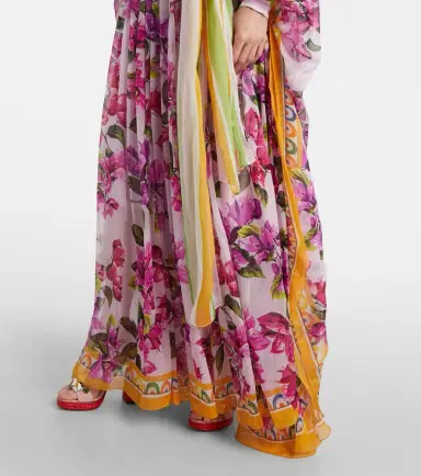 Dolce & Gabbana Belted floral silk kaftan | Thumbnail 3 Dolce & Gabbana Belted floral silk kaftan | Thumbnail 3