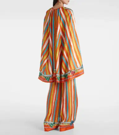 Dolce & Gabbana Oversized striped silk shirt | Thumbnail 2