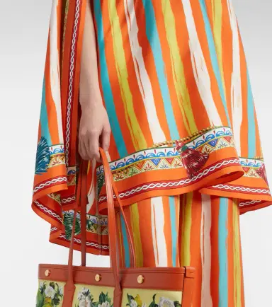 Dolce & Gabbana Oversized striped silk shirt | Thumbnail 4