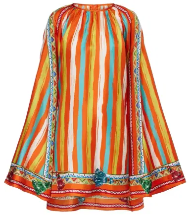 Dolce & Gabbana Oversized striped silk shirt | Thumbnail 1