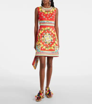 Dolce & Gabbana Printed cotton minidress | Thumbnail 2