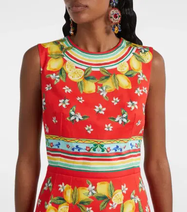 Dolce & Gabbana Printed cotton minidress | Thumbnail 3