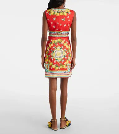 Dolce & Gabbana Printed cotton minidress | Thumbnail 4