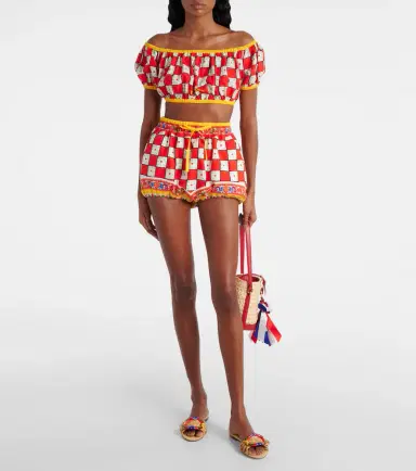 Dolce & Gabbana Printed cotton shorts | Thumbnail 3