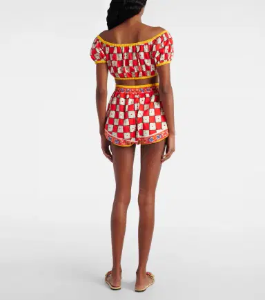 Dolce & Gabbana Printed cotton shorts | Thumbnail 4