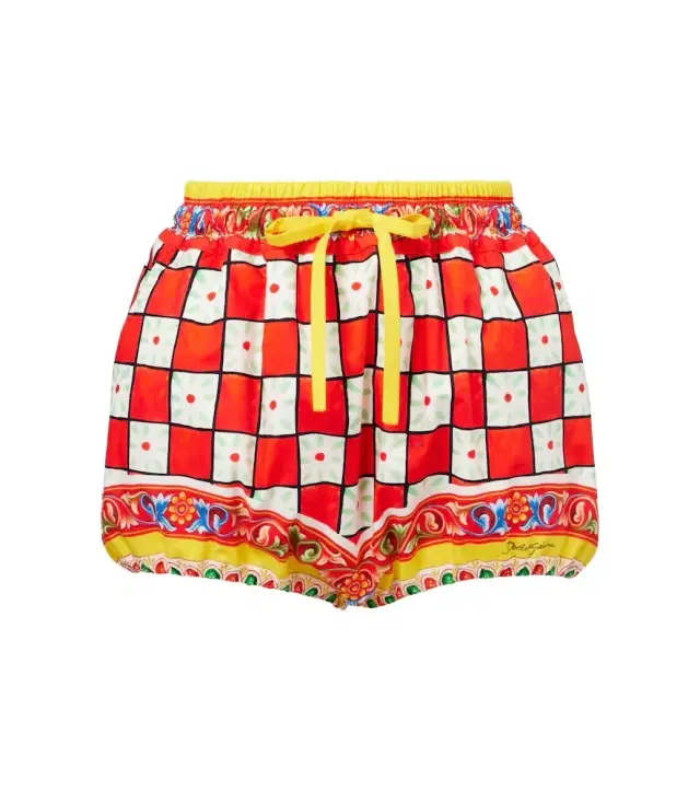 Dolce & Gabbana Printed cotton shorts