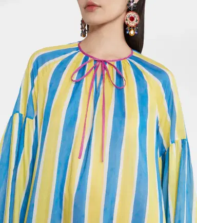 Dolce & Gabbana Striped cotton kaftan | Thumbnail 2