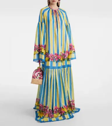Dolce & Gabbana Striped cotton kaftan | Thumbnail 4
