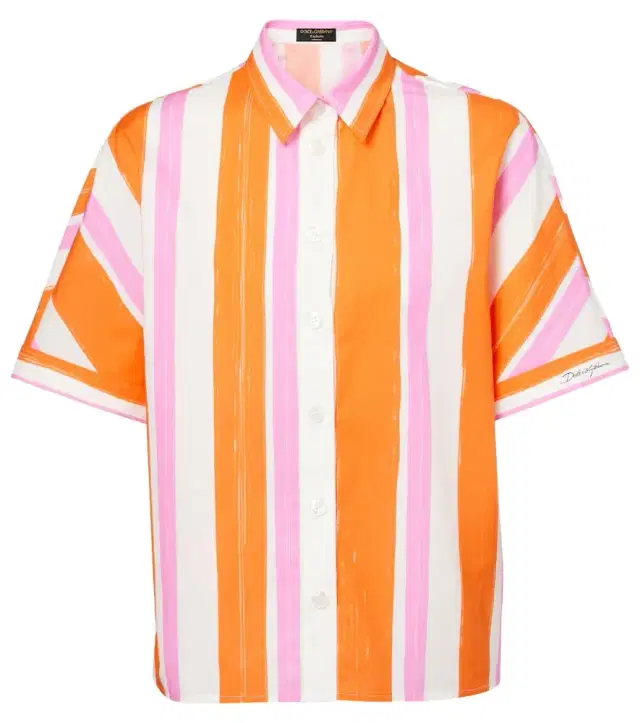 Dolce & Gabbana Striped cotton shirt