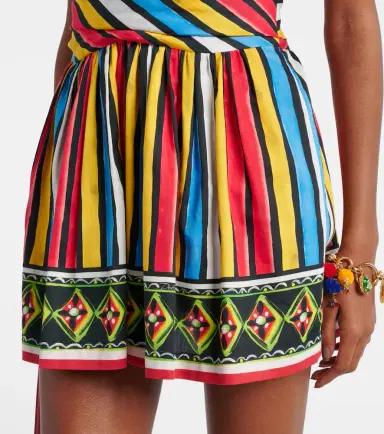 Dolce & Gabbana Ruched striped minidress | Thumbnail 4