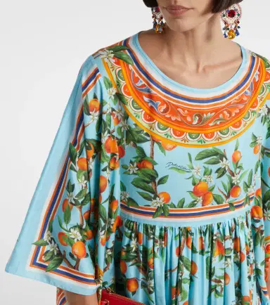 Dolce & Gabbana Printed cotton kaftan | Thumbnail 6