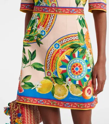 Dolce & Gabbana Printed cotton-blend minidress | Thumbnail 2 Dolce & Gabbana Printed cotton-blend minidress | Thumbnail 2