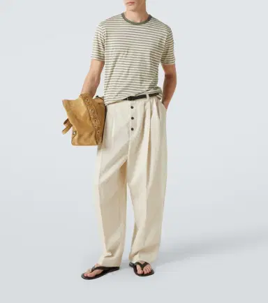 Sunspel Striped cotton jersey T-shirt | Thumbnail 5