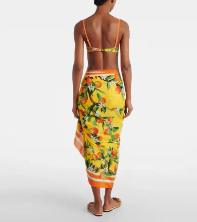 Dolce & Gabbana Printed cotton beach cover-up | Thumbnail 3