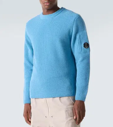 C.P. Company C. P. Company Ribbed-knit wool-blend sweater | Thumbnail 4