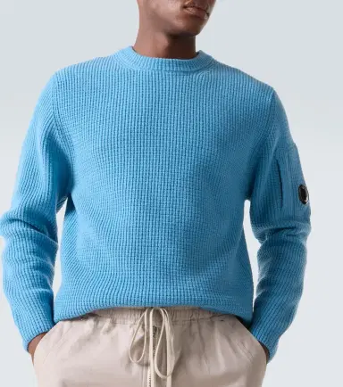 C.P. Company C. P. Company Ribbed-knit wool-blend sweater | Thumbnail 5