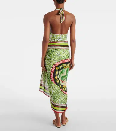 Dolce & Gabbana Printed cotton beach cover-up | Thumbnail 4