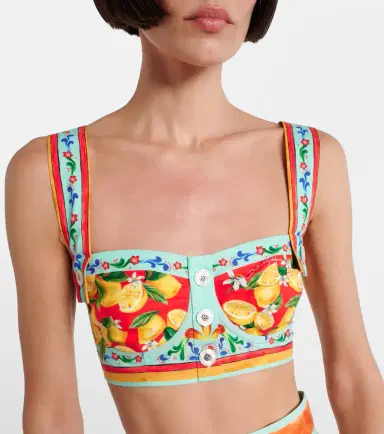 Dolce & Gabbana Printed bra top | Thumbnail 4