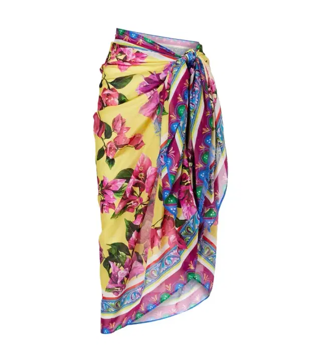 Dolce & Gabbana Floral cotton cover-up