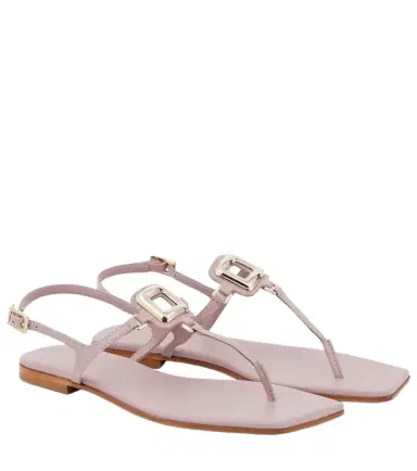 Roger Vivier Viv' By The Sea leather thong sandals | Thumbnail 1