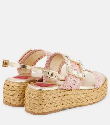 Roger Vivier Espa 60 raffia platform sandals | Thumbnail 4 Roger Vivier Espa 60 raffia platform sandals | Thumbnail 4
