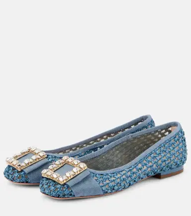 Roger Vivier Tres Vivier embellished ballet flats | Thumbnail 3 Roger Vivier Tres Vivier embellished ballet flats | Thumbnail 3