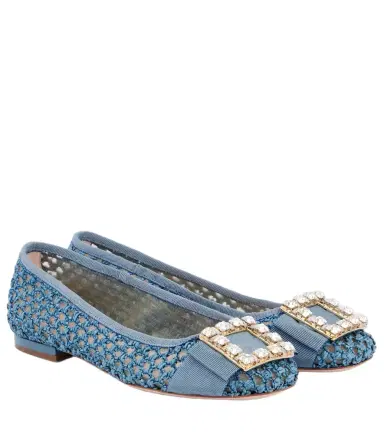 Roger Vivier Tres Vivier embellished ballet flats | Thumbnail 1 Roger Vivier Tres Vivier embellished ballet flats | Thumbnail 1
