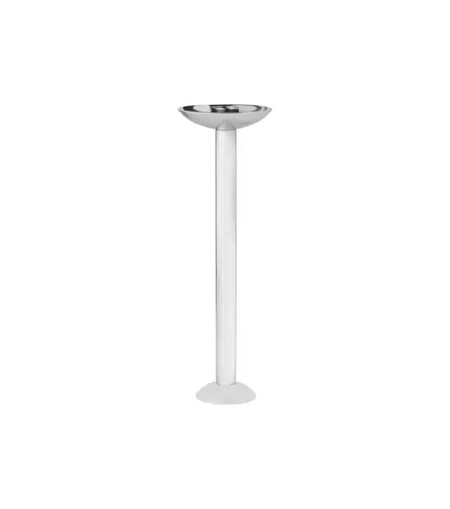 LOUISE ROE Champagne Low stainless steel candle holder