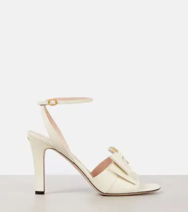 Valentino Garavani Bow-detail leather sandals | Thumbnail 3