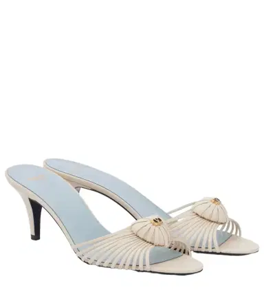 Valentino Garavani Royal VLogo 65 leather mules | Thumbnail 1 Valentino Garavani Royal VLogo 65 leather mules | Thumbnail 1