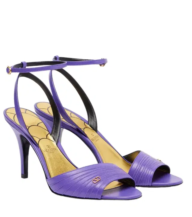 Valentino Garavani Ladycrush 85 leather sandals