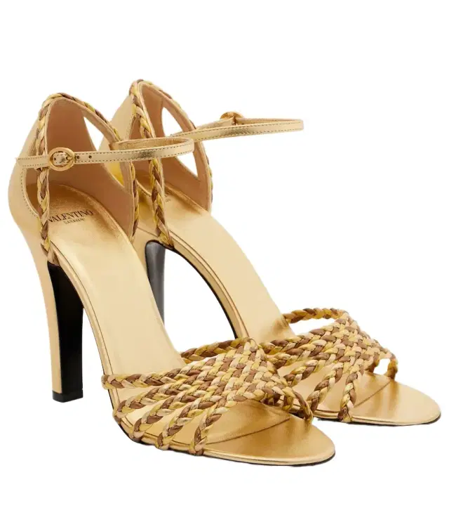 Valentino Garavani Hi Dolly 105 braided leather pumps