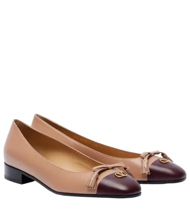 Valentino Garavani Valet Du Roi leather ballet flats