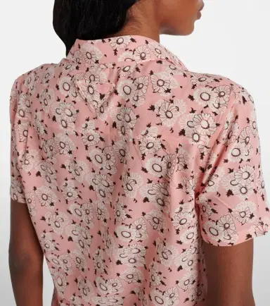 Prada Floral silk-blend shirt | Thumbnail 4 Prada Floral silk-blend shirt | Thumbnail 4