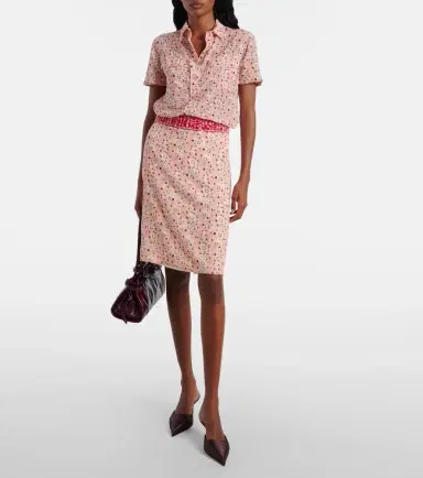 Prada Floral silk-blend shirt | Thumbnail 6 Prada Floral silk-blend shirt | Thumbnail 6