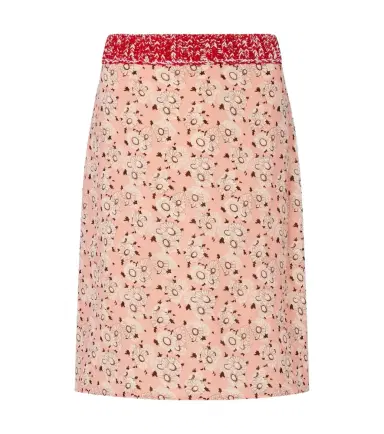 Prada Floral silk-blend pencil skirt | Thumbnail 1