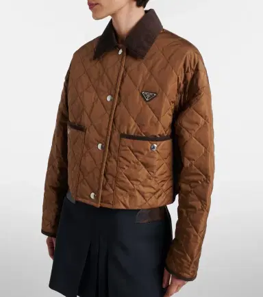Prada Re-Nylon quilted cropped jacket | Thumbnail 3